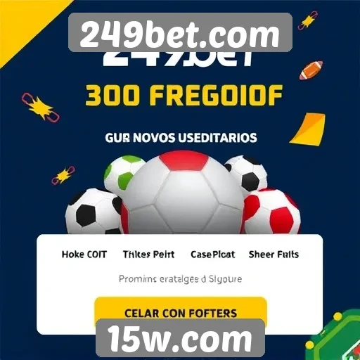 Ofertas promocionais da 249bet para novos usuários