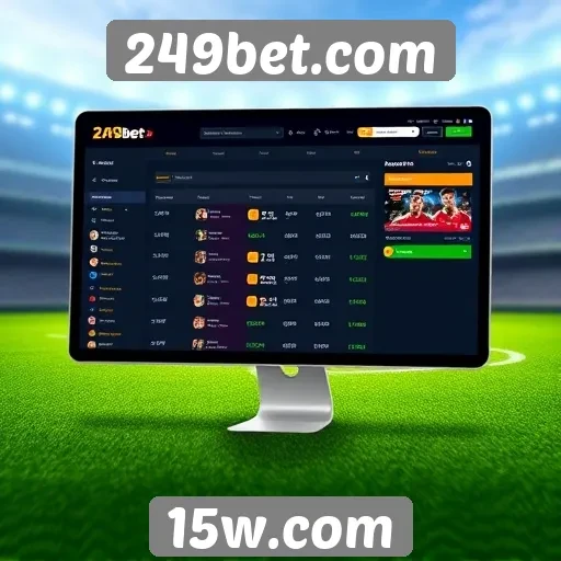 Análise da interface do usuário do 249bet.com